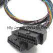 OBDII Male To 2 OBDII Female Straight Y Cable