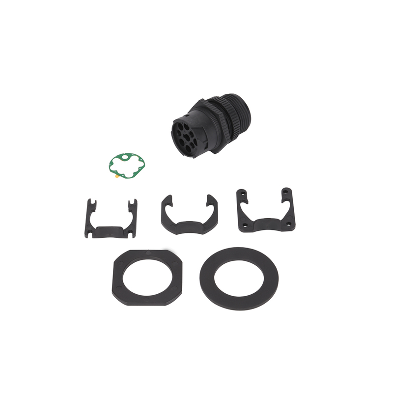 J1939-9P Female ELP Black Connector Kit Connecting Plug