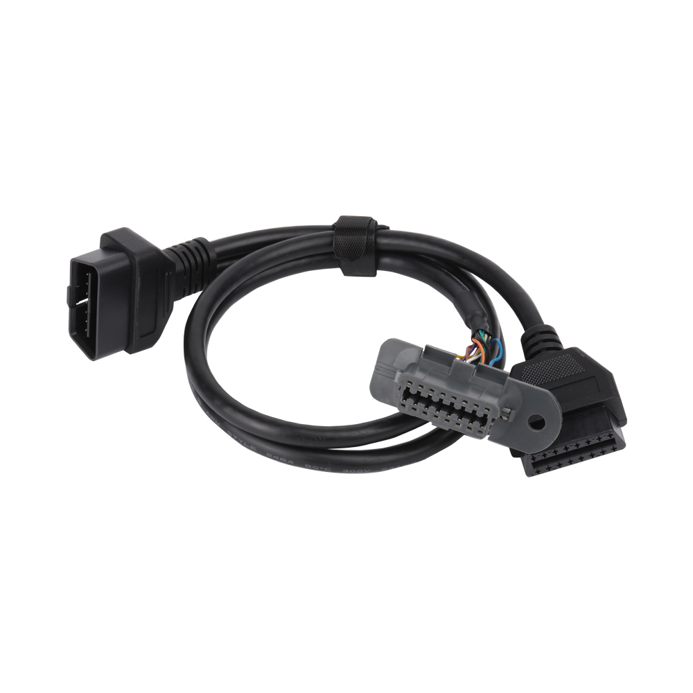 OBD2 24p Male Connector with One Drag And Two Female Connectors