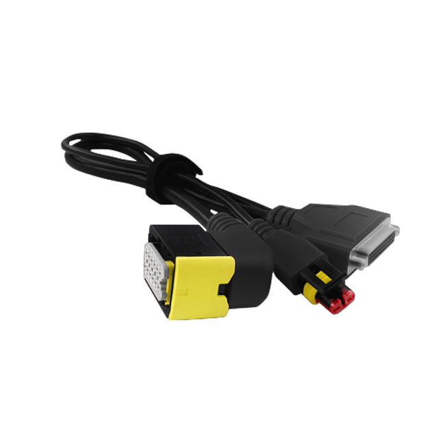 Test connector DB44 male +DC female right-angle urea pump connection harness