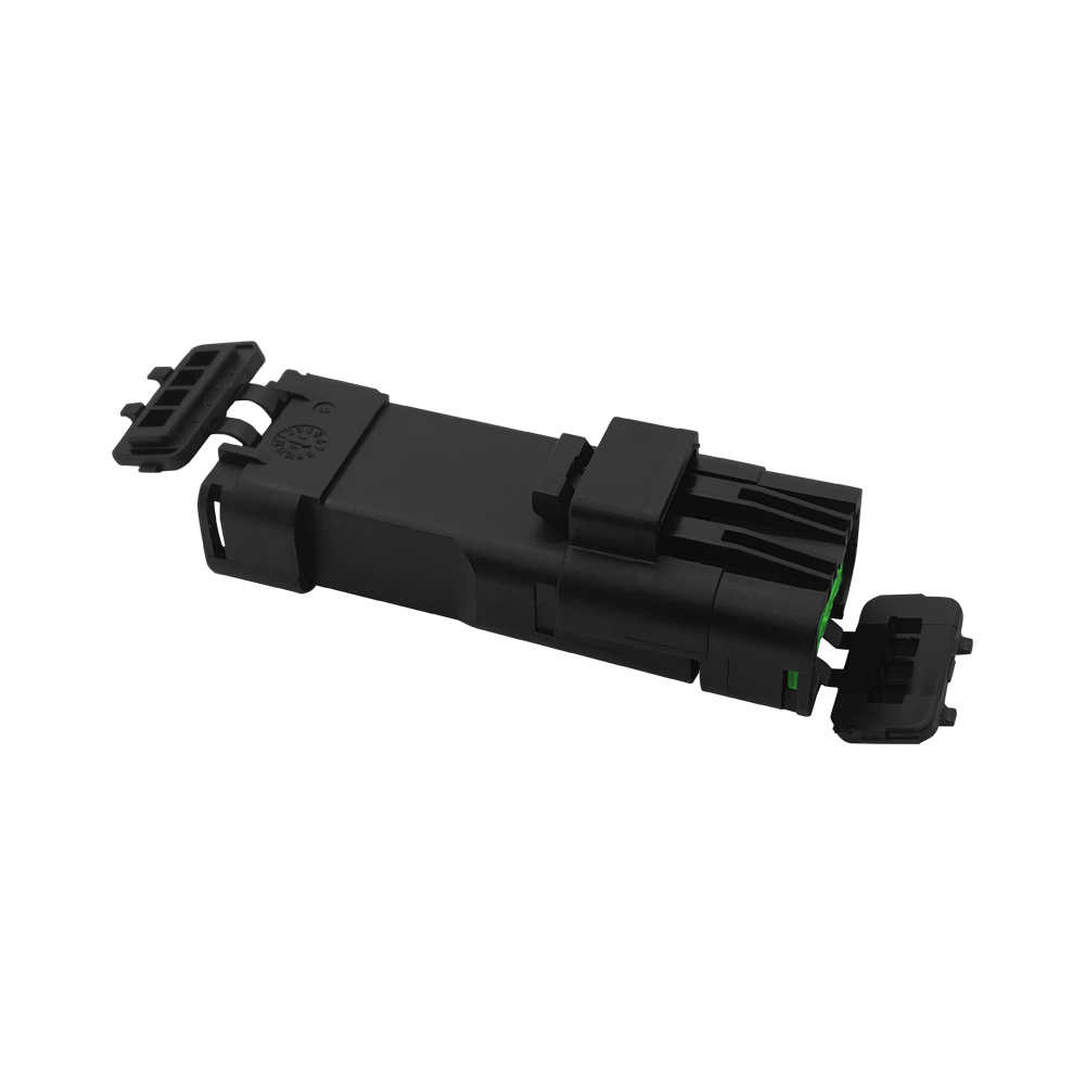 2-hole waterproof automobile connector