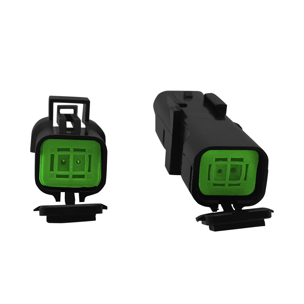 Automobile waterproof connector connector 2-core male-female connector