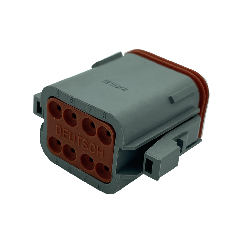 8-way plug connector housing shrink dust lip female plug dt06-8sdt series automobile connector kit