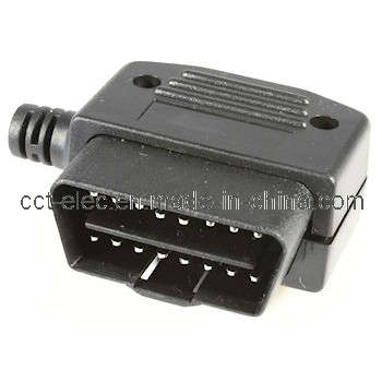 OBD2 16P M R/A Connector