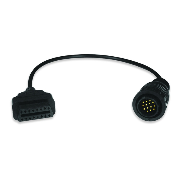 14-Pin Auto Diagnostic Cable, Available In Black