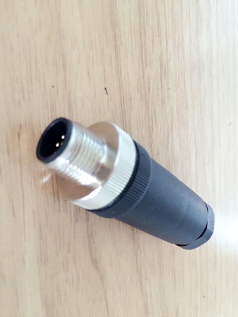 M12 waterproof protective male female sensor connector