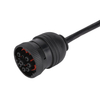 J1939 DECHI 9P Gongtou 22P Automobile Test Cable