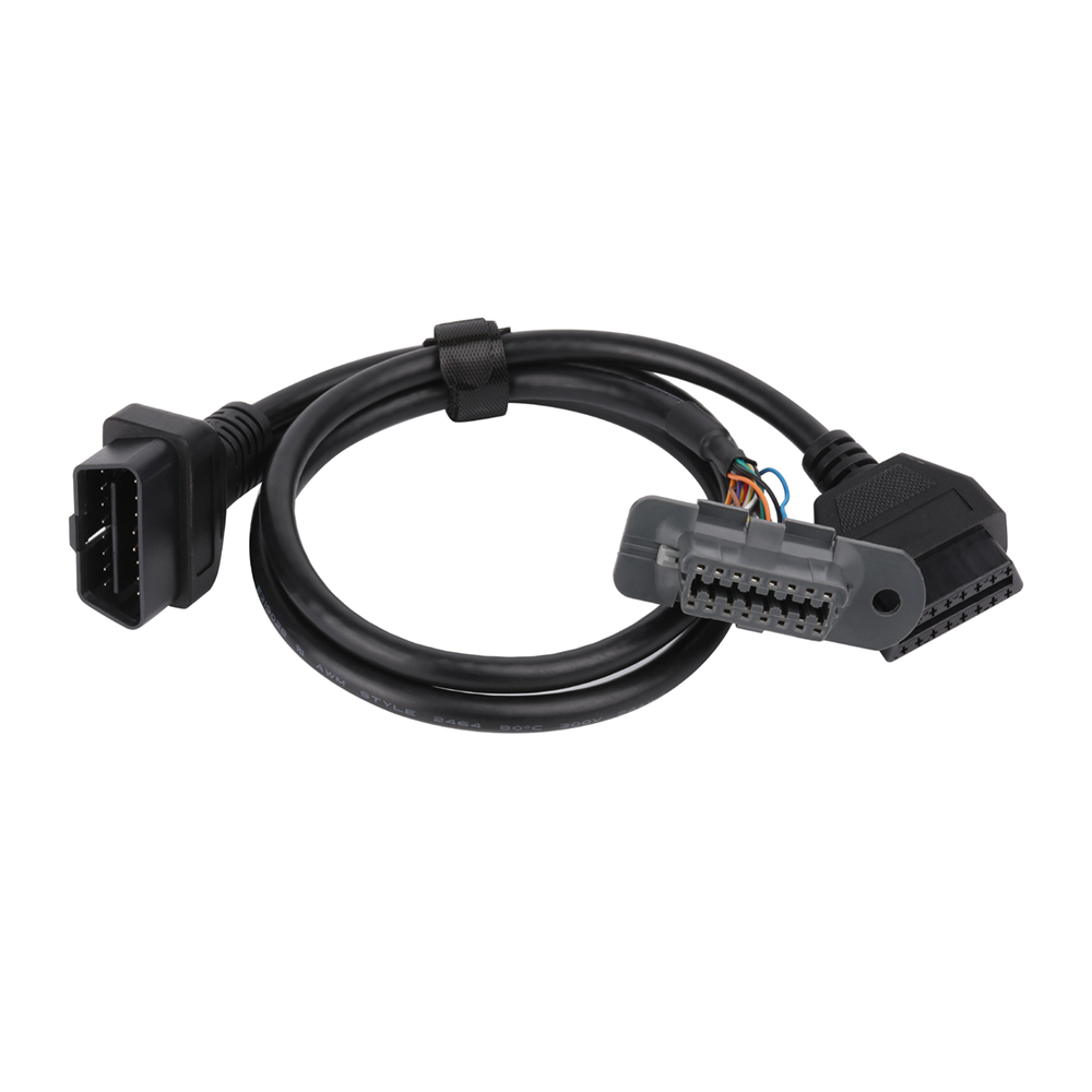 OBD2 24p Male Connector with One Drag And Two Female Connectors