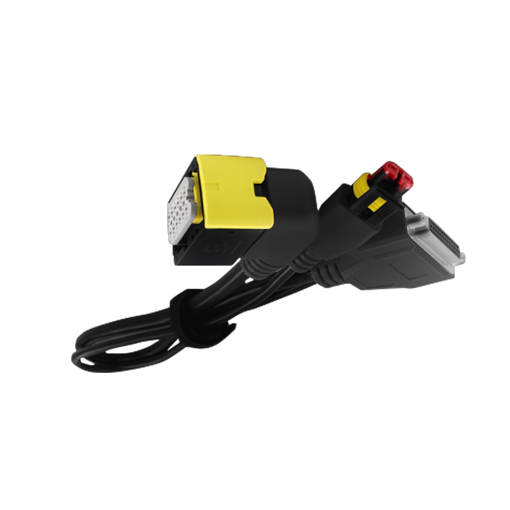 Test connector DB44 male +DC female right-angle urea pump connection harness