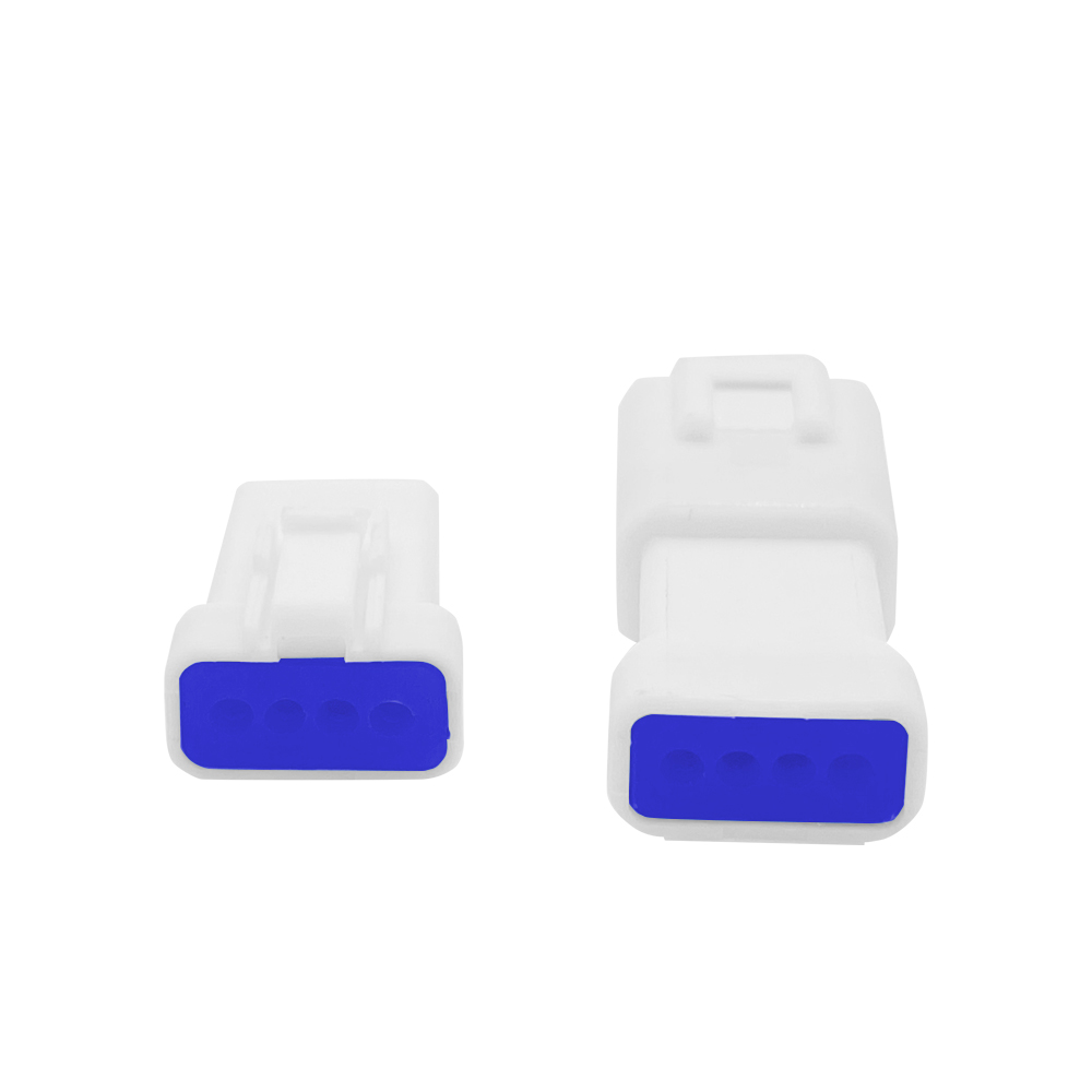 Male and female 4P butt plug for waterproof connector of automobile connector