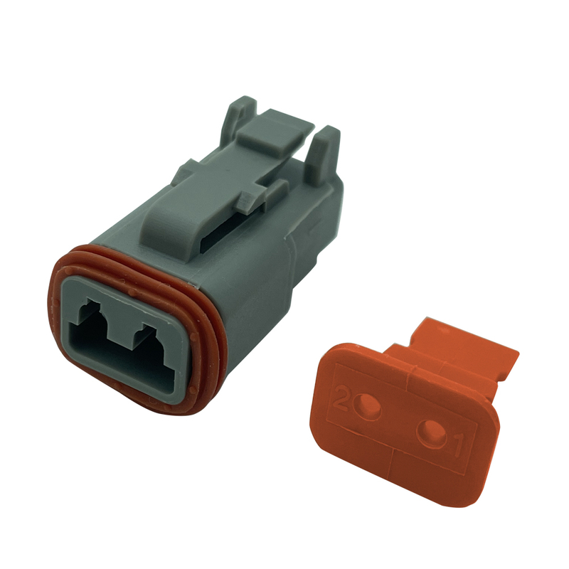 DT Deutsch06-2s three-way plug-in connector housing is used in many marine, automotive, racing and industrial applications