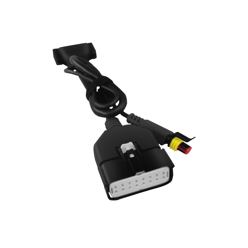 Sinotruk 12P male plastic shell black (black plastic cover +2 black inserts)