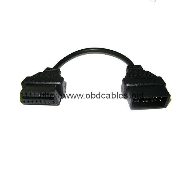 J1962 Obdii Female to Nissan14P Male cables