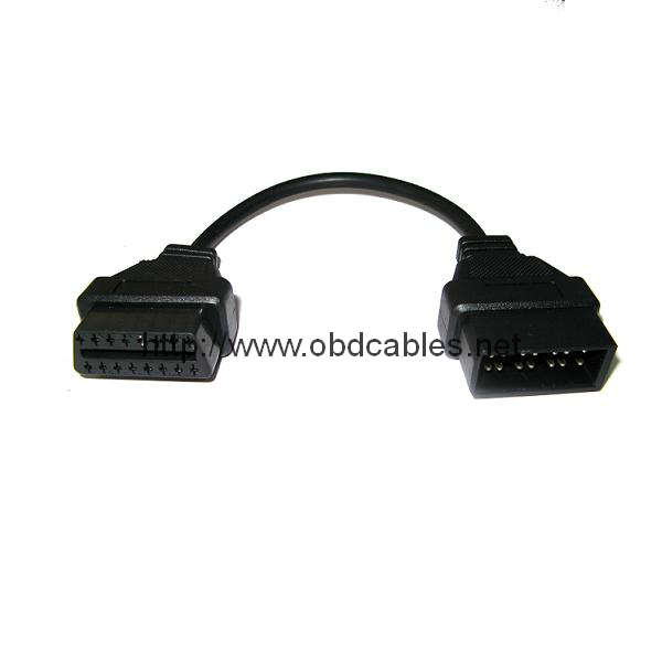 J1962 Obdii Female to Nissan14P Male cables