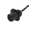 J1939-9P Female ELP Black Connector Kit Connecting Plug