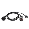 JAE-12P TO J1939 Threaded/J1708Y Cable