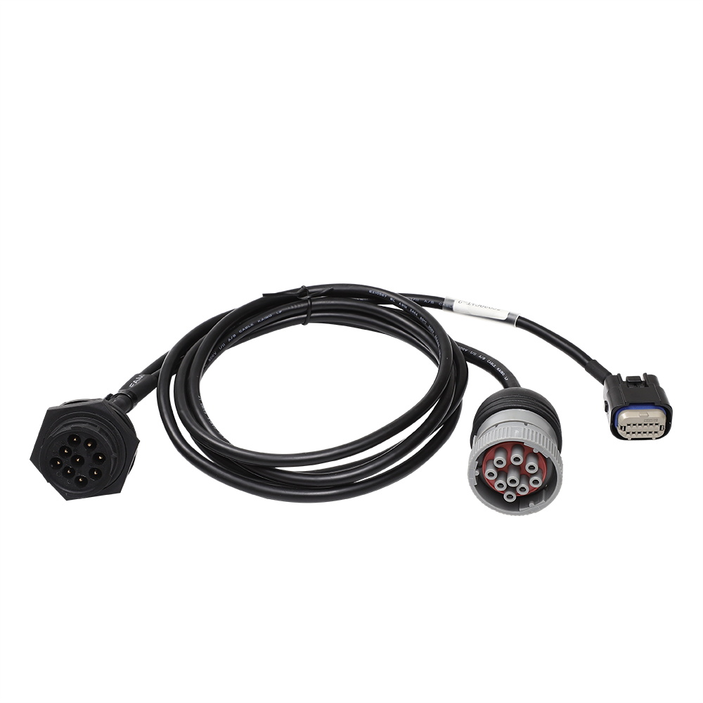 JAE-12P TO J1939 Threaded/J1708Y Cable