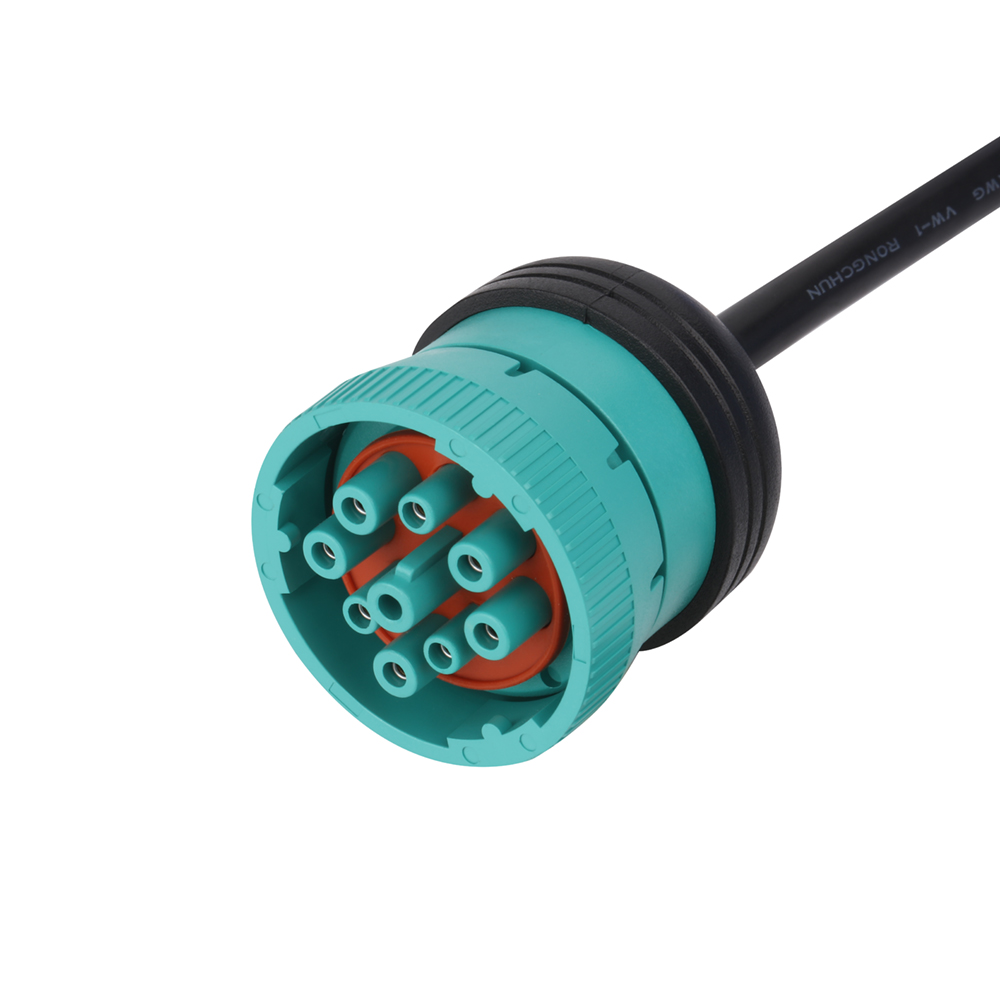 OBD-F TO J1939 Green/J1708Y Automotive Connector
