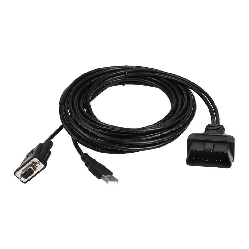  OBDII Male To Female USB Extension Cord
