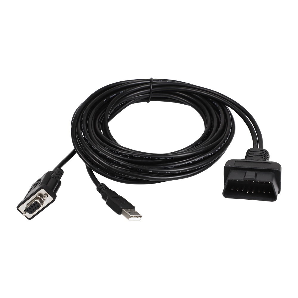  OBDII Male To Female USB Extension Cord