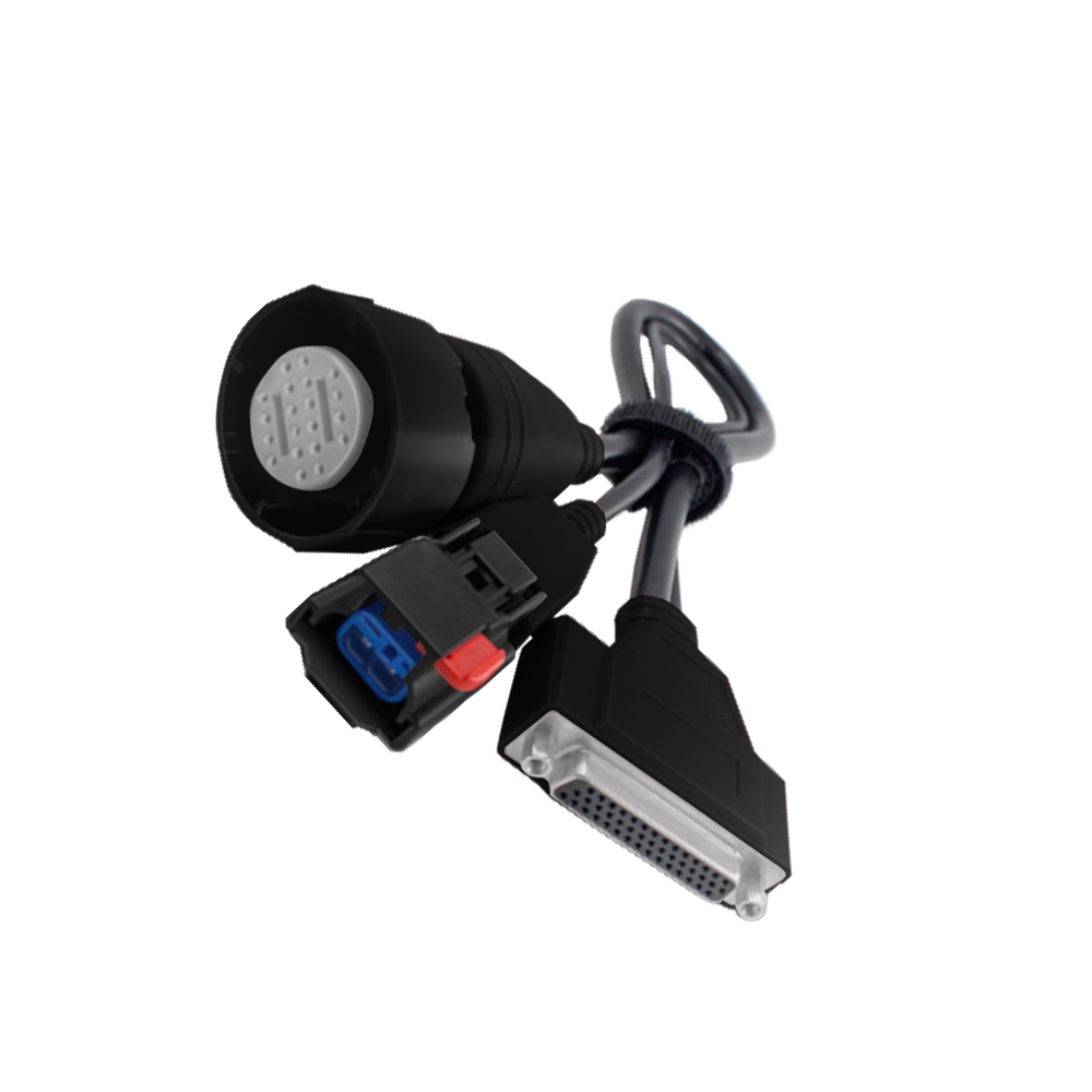 Test connector DB44 male +DC female to urea pump Series test interface line length 1000mm black custom logo