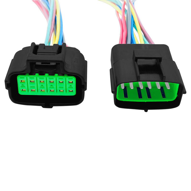 Connection of automobile waterproof connector