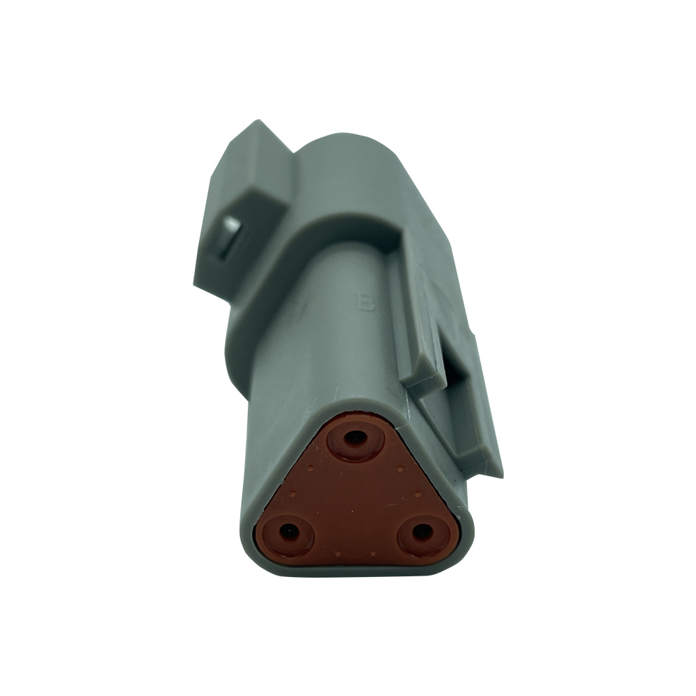 Deutsch 3pin connector kit male housing dt04-3p plug shrink boot
