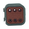 Deutsch DT 2 pin plug shrink boot lip housing dt04-2p DT connector kit