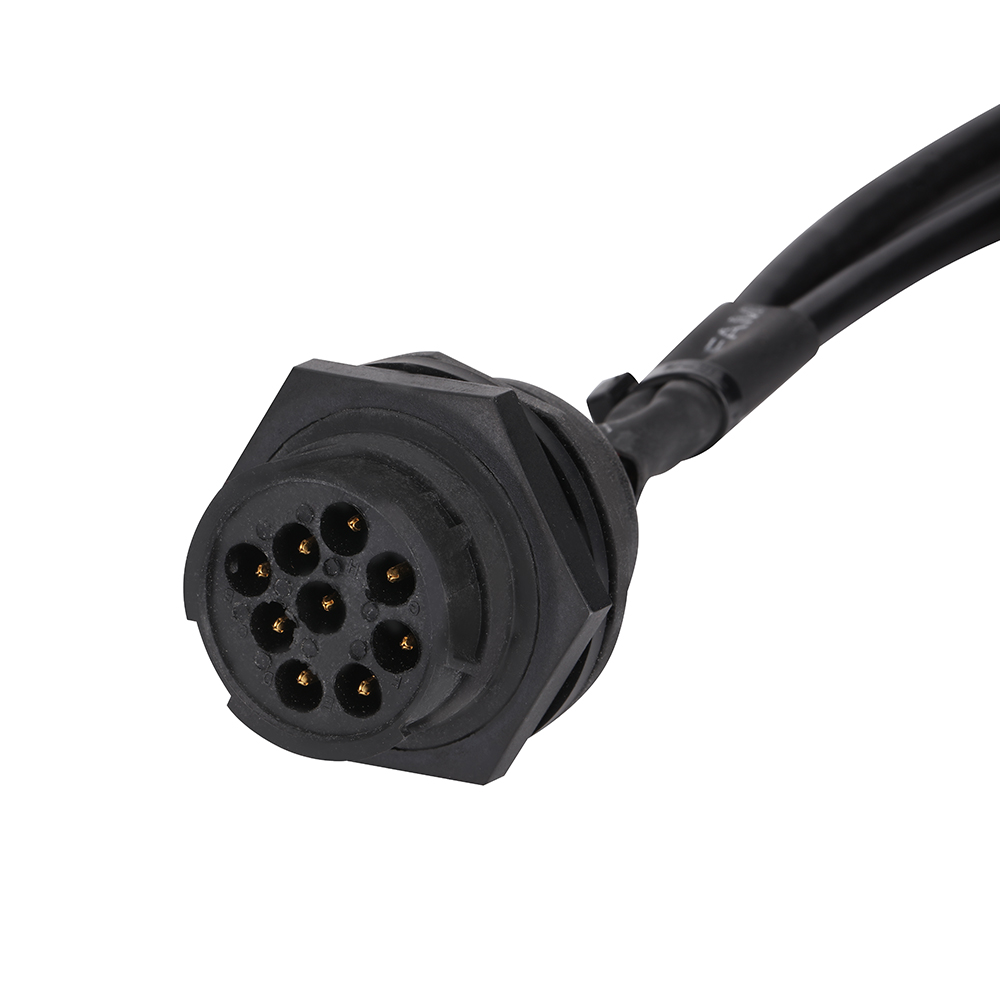 JAE-12P TO J1939 Threaded/J1708Y Cable