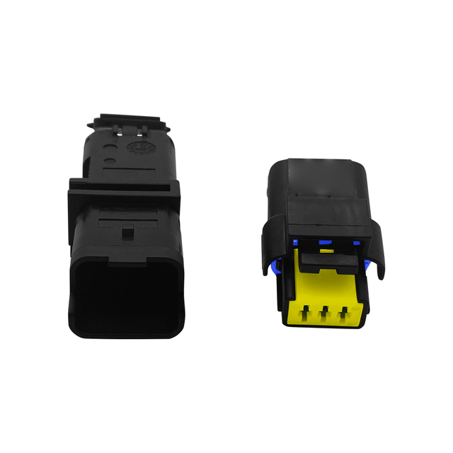 2-hole waterproof automobile connector