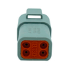 4-way plug connector housing shrink dust lip female plug dt06-8sdt series automobile connector