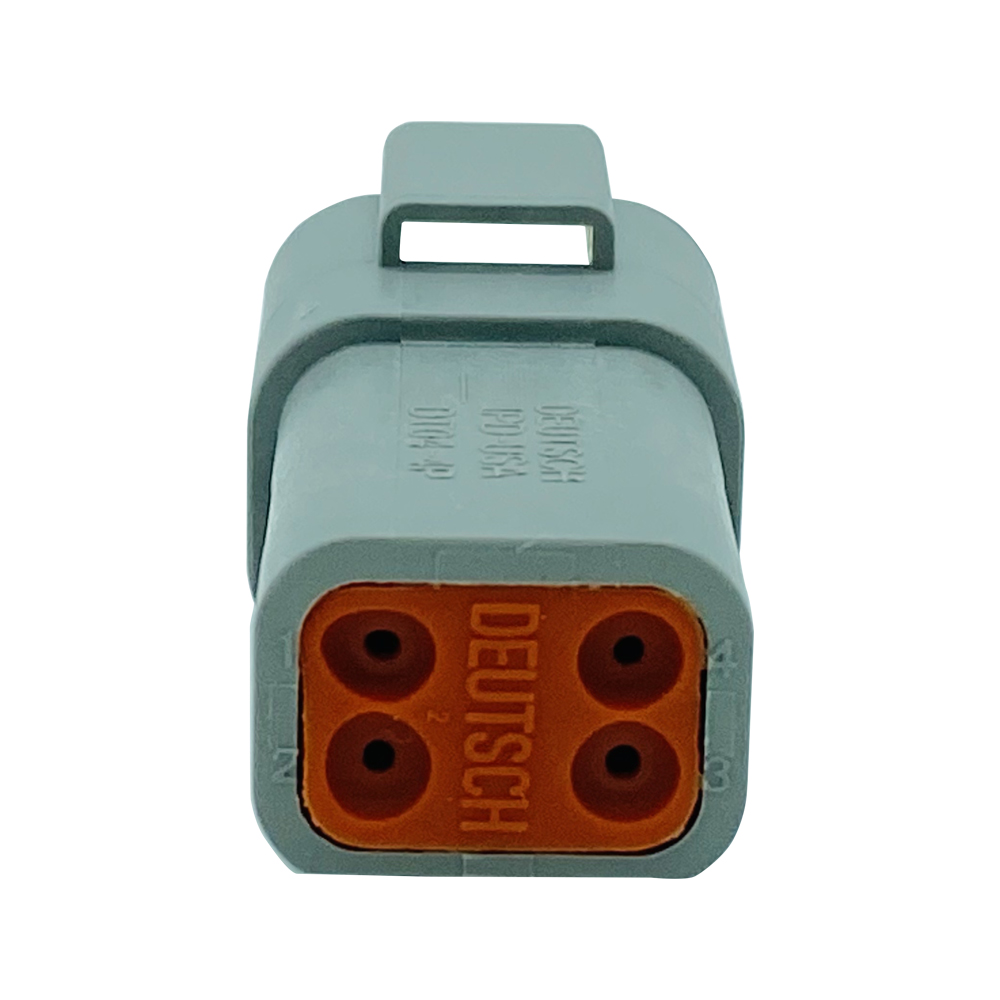 4-way plug connector housing shrink dust lip female plug dt06-8sdt series automobile connector