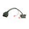 Obdii Male to Obdii Female+2pin