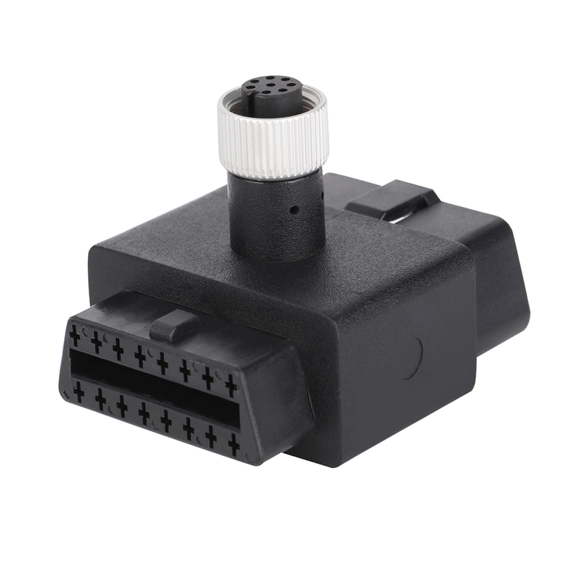 OBDII24P male to M12 8P female plug
