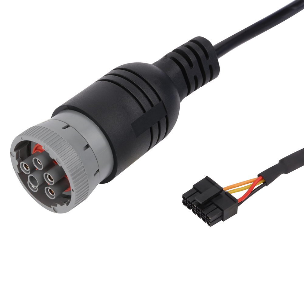 J1708 6P gray connector to 12P connector