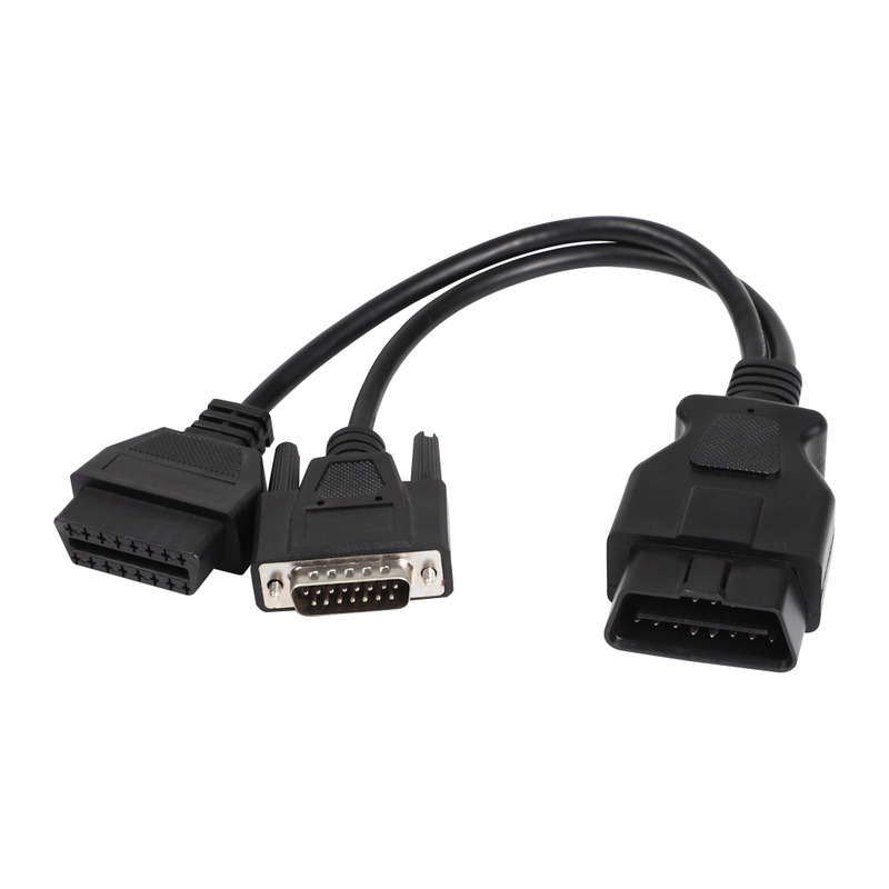 OBD2 Male To Female DB15P Connection
