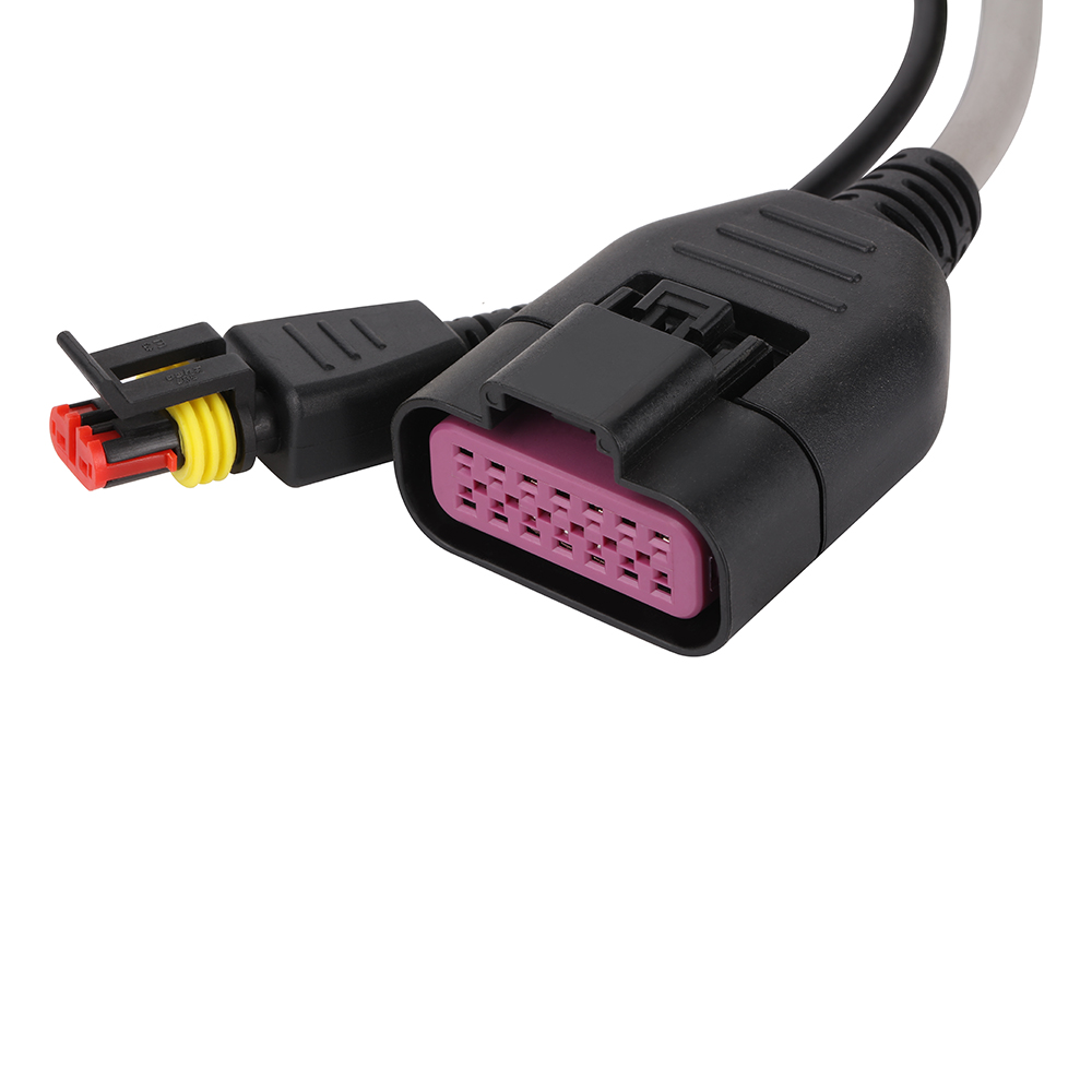 Diesel engine 25p male to 4P female and 2p female urea pump harness plug