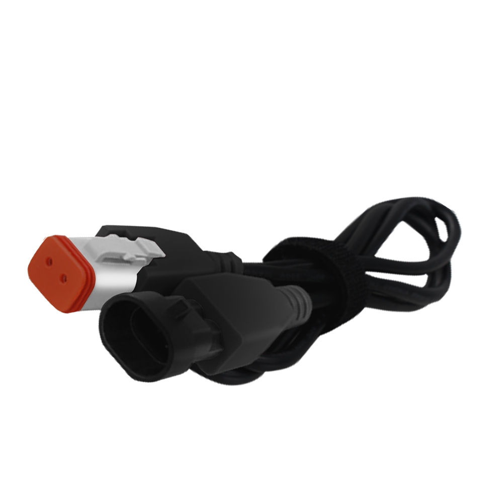 Male-to-female connector of heavy truck urea pump harness 2PIN