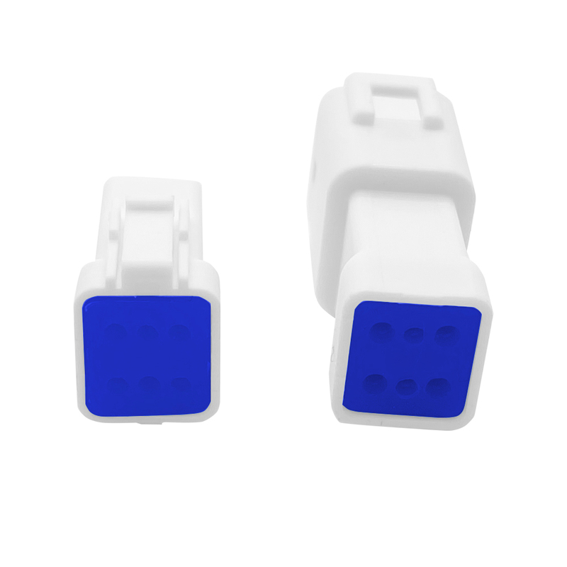 Male and female 3P butt plug for waterproof connector of automobile connector