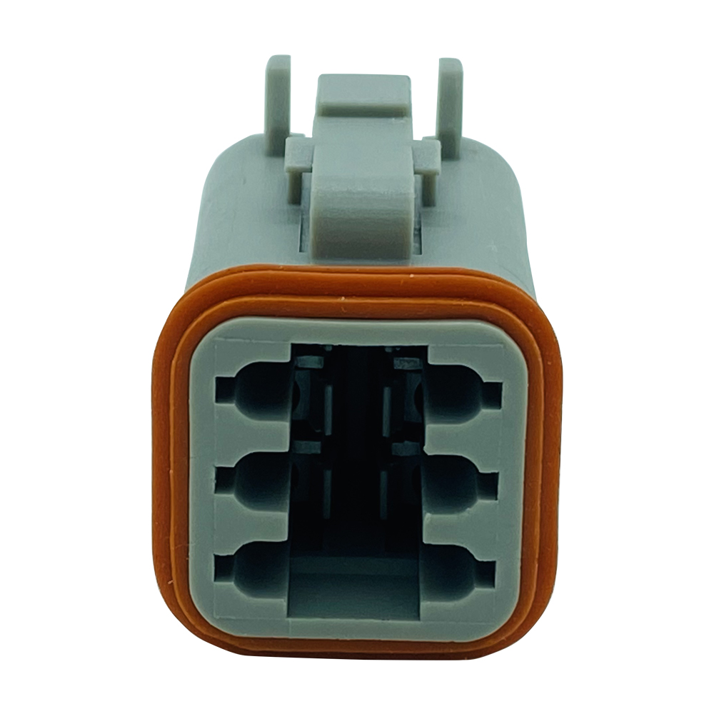 6-way plug connector housing shrink dust lip female plug dt06-8sdt series automobile connector kit