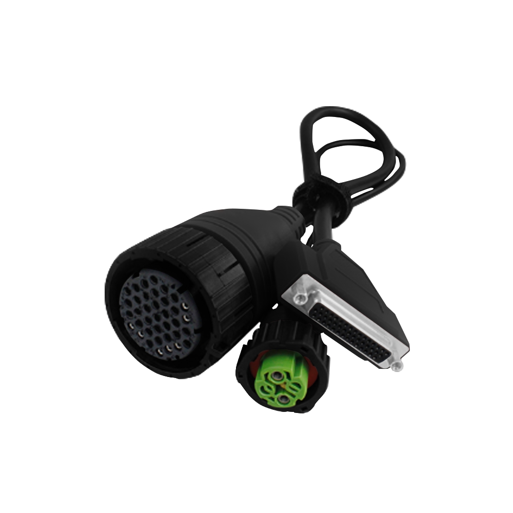 Transfer from DB male to DC female to Series test interface line length 1000mm black