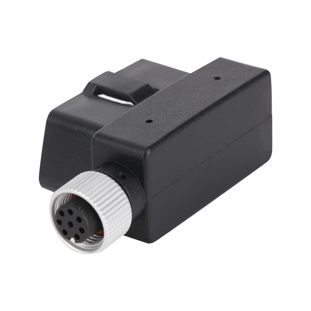 OBDII24P male to M12 8P female plug