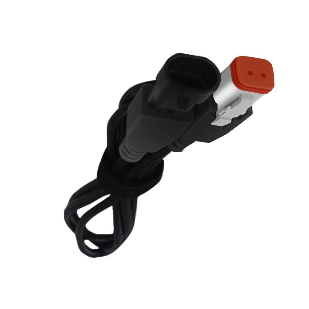 Male-to-female connector of heavy truck urea pump harness 2PIN
