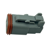 DT Deutsch06-2s three-way plug-in connector housing is used in many marine, automotive, racing and industrial applications