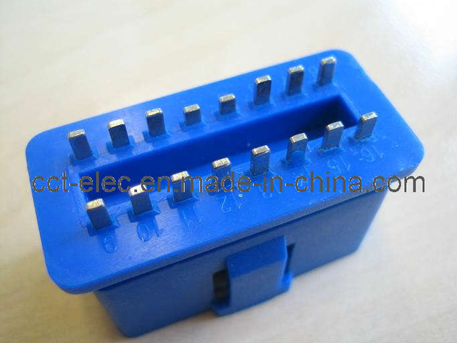 OBDII 16P 24V Blue Connector