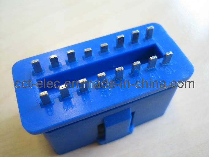 OBDII 16P 24V Blue Connector