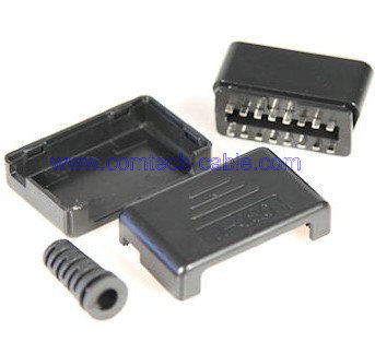 Obdii 16P M Rotate90&deg; Fabricated Connector