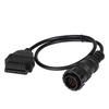 Auto OBD2 Tester extension cord OBDII 16P FEMLAE TO CPC 14P MALE