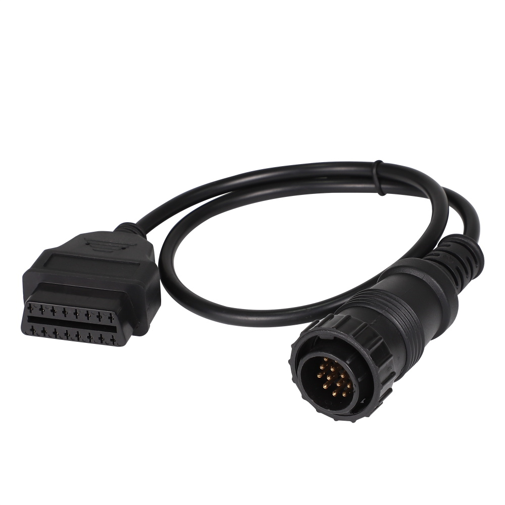 Auto OBD2 Tester extension cord OBDII 16P FEMLAE TO CPC 14P MALE
