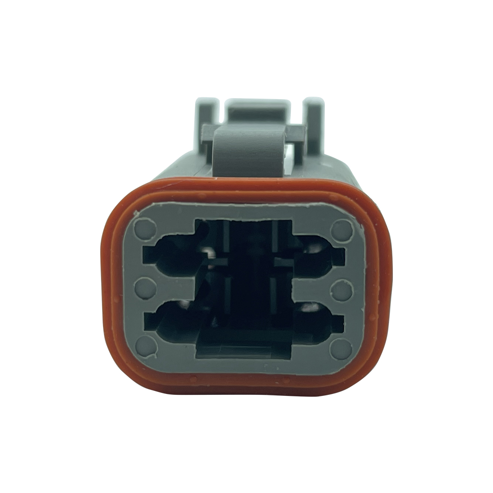 4Pin gray male housing with wedge lock connector kit